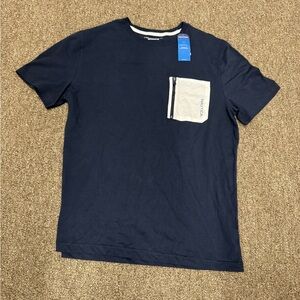 Nautica Men's size 2XL Dark Blue T-Shirt with pocket